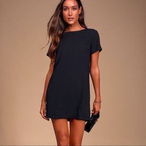 Lulu’s Black Shift Dress